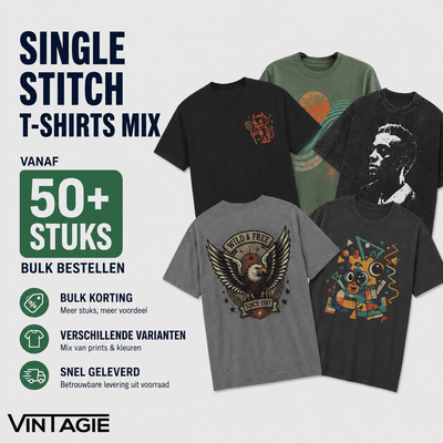 50x Single Stitch T-shirts - Vintagie