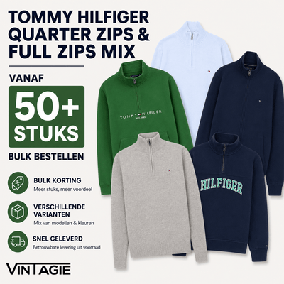50x Tommy Hilfiger 1/4 zip & full zips - Vintagie