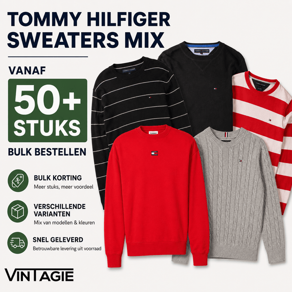50x Tommy Hilfiger sweaters - Vintagie