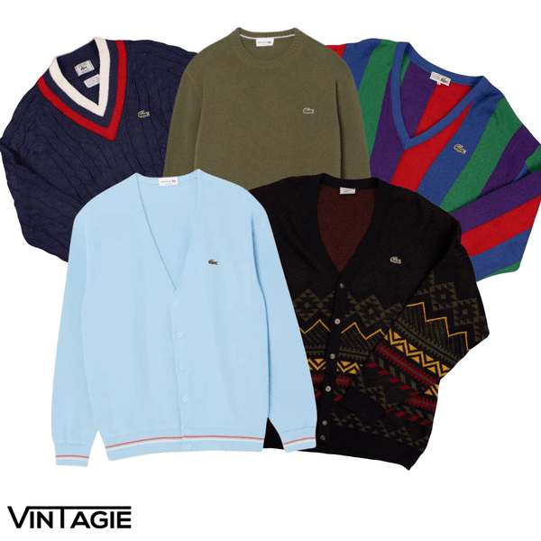 5x Lacoste Sweaters - Vintagie