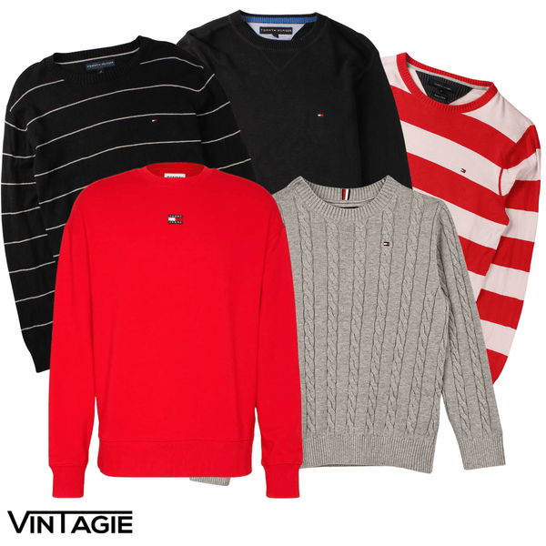 5x Tommy Hilfiger Sweaters - Vintagie