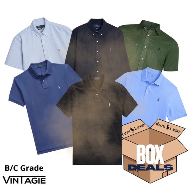 B/C Grade Ralph Lauren kledingstukken met vlekken