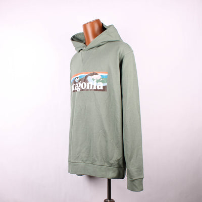 Patagonia Hoodie Print Groen