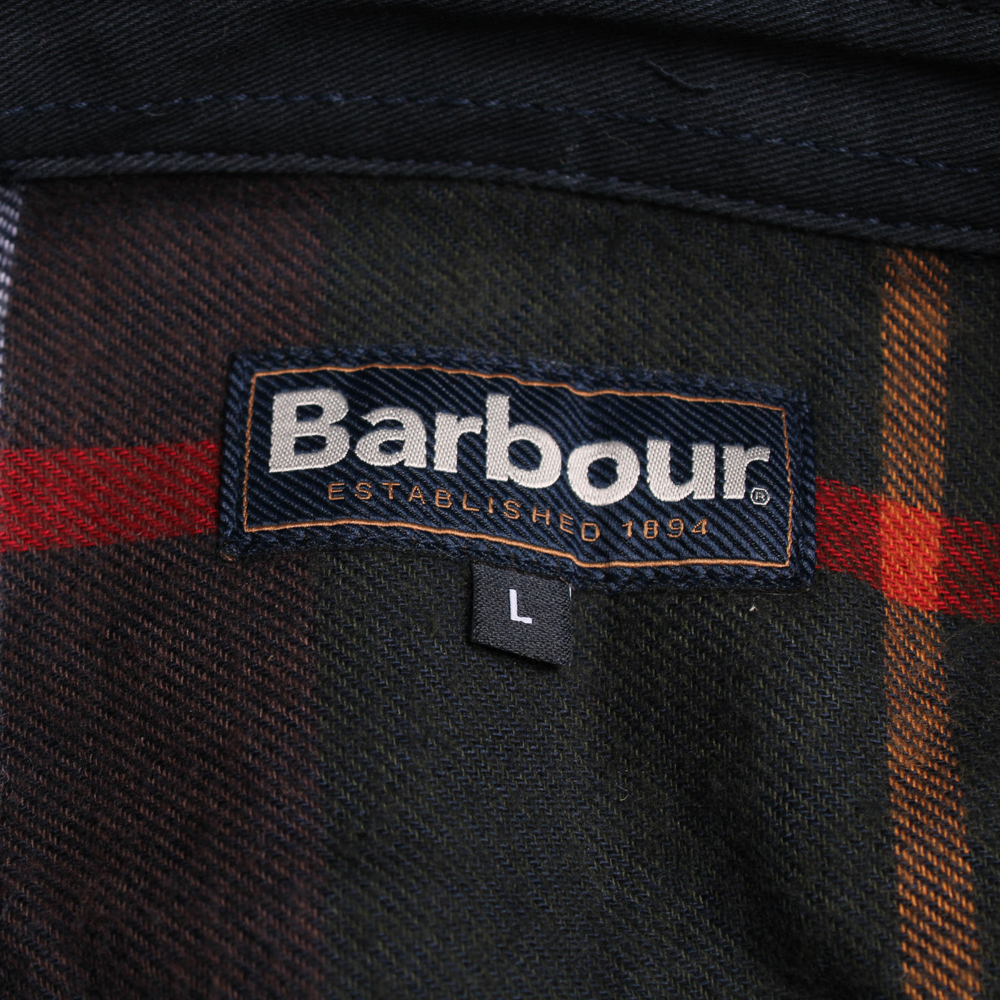 Barbour Knoop Jas Groen Blauw Geblokt