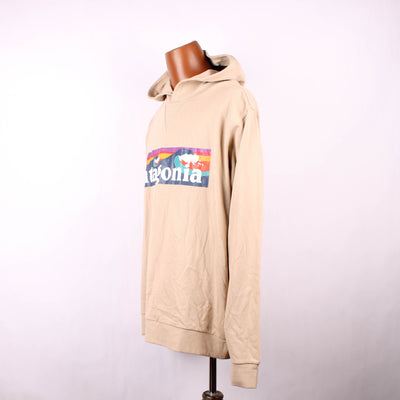 Patagonia Hoodie Print Beige
