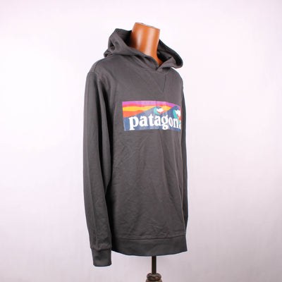 Patagonia Hoodie Print Zwart