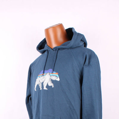 Patagonia Hoodie Bear Blauw