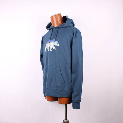 Patagonia Hoodie Bear Blauw