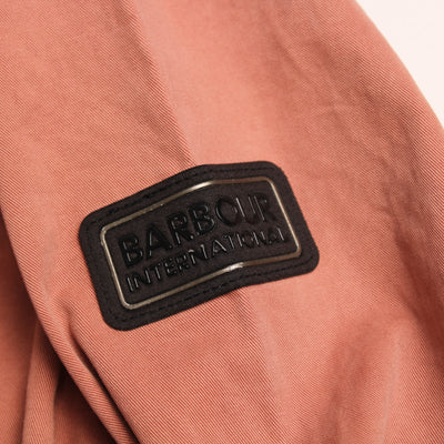 Barbour Knoop Jasje Roze Oranje