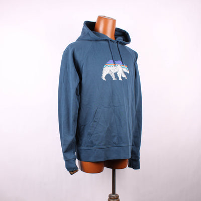 Patagonia Hoodie Bear Blauw