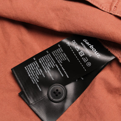 Barbour Knoop Jasje Roze Oranje