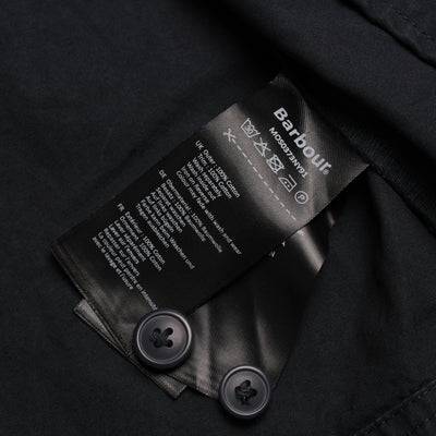 Barbour Knoop Jasje Blauw