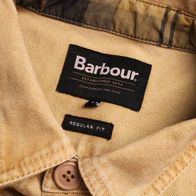 Barbour Knoop Jasje Okergeel Zomer