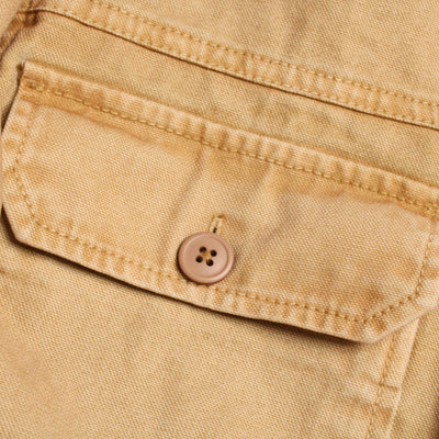 Barbour Knoop Jasje Okergeel Zomer