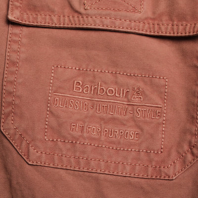 Barbour Knoop Knoop Jas Zacht Roze