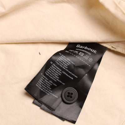 Barbour Knoop Jas Gebroken Wit Zomer