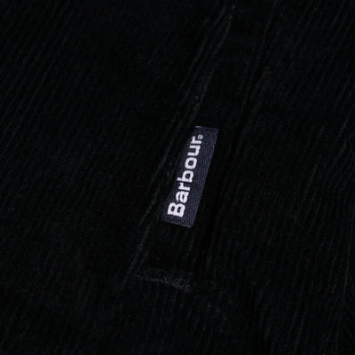 Barbour Knoop Jas Corduroy Blauw