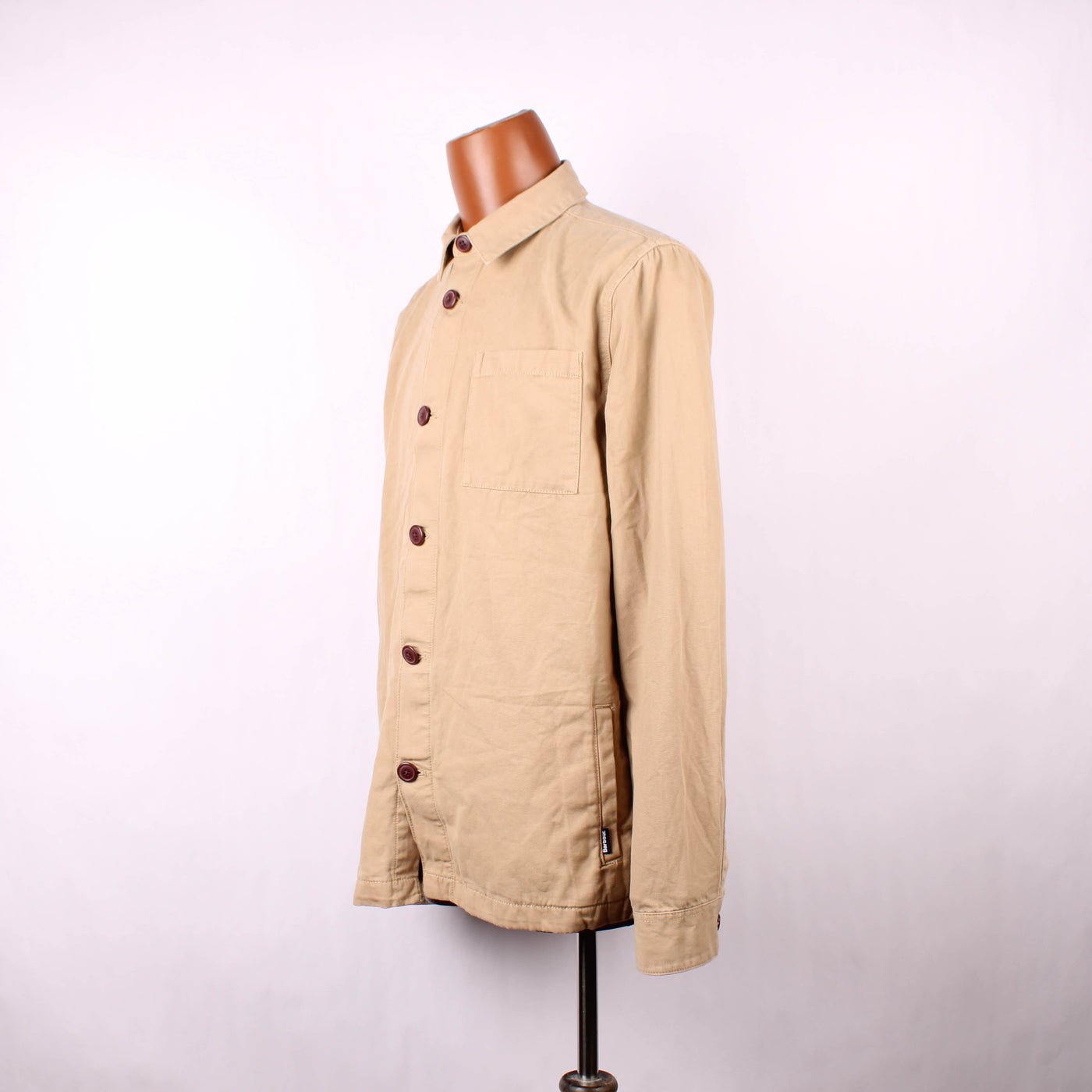 Barbour Knoop Jasje Koffie Beige