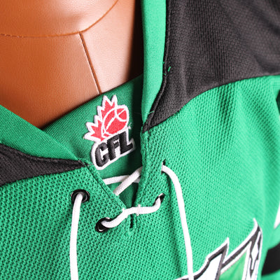 Saskatchewan Roughriders Jersey – Groen/Zwart/Wit – Youth XL (Reebok)