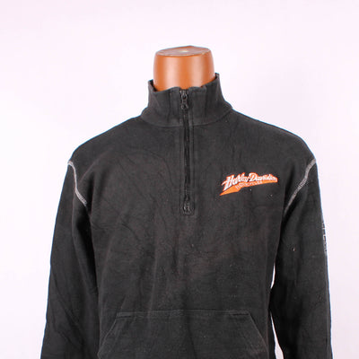 Vintage Harley Davidson Quarter Zip | L