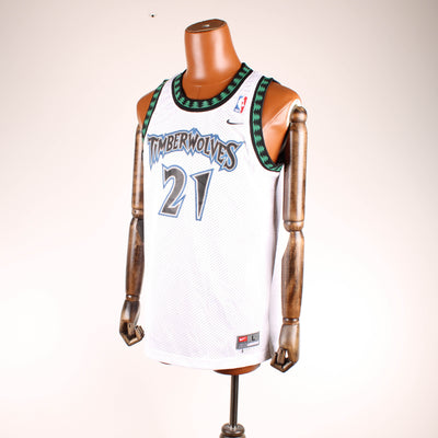 Minnesota Timberwolves Garnett #21 Jersey – Wit – Maat L (Nike)