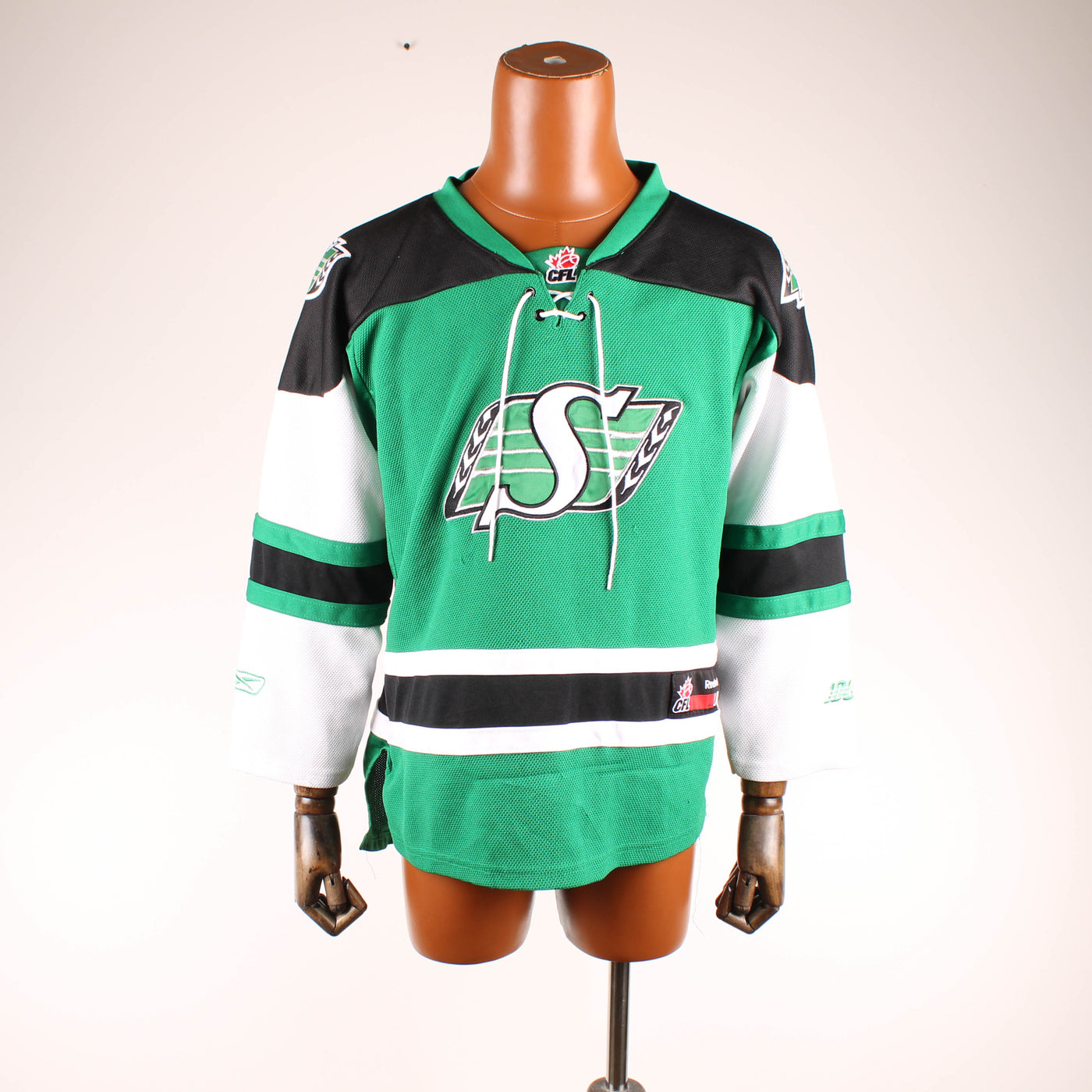Saskatchewan Roughriders Jersey – Groen/Zwart/Wit – Youth XL (Reebok)