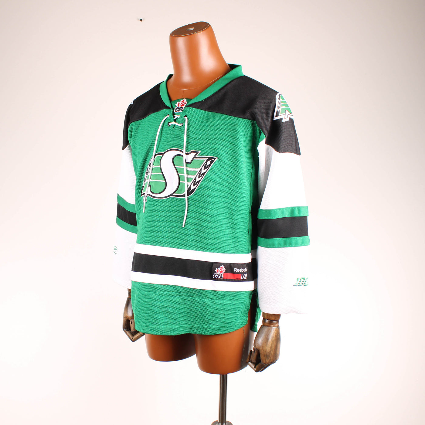 Saskatchewan Roughriders Jersey – Groen/Zwart/Wit – Youth XL (Reebok)
