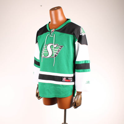 Saskatchewan Roughriders Jersey – Groen/Zwart/Wit – Youth XL (Reebok)