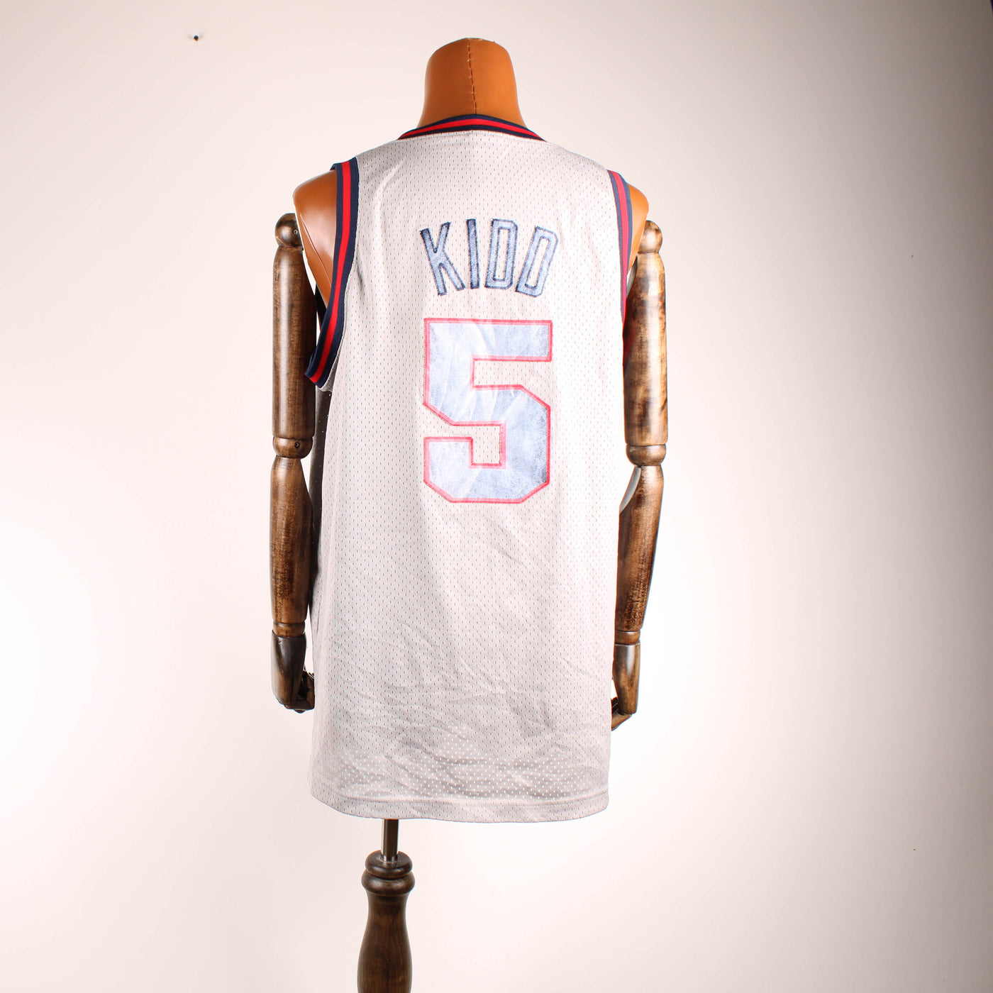 New Jersey Nets Kidd #5 Jersey – Grijs – Maat M (Nike)