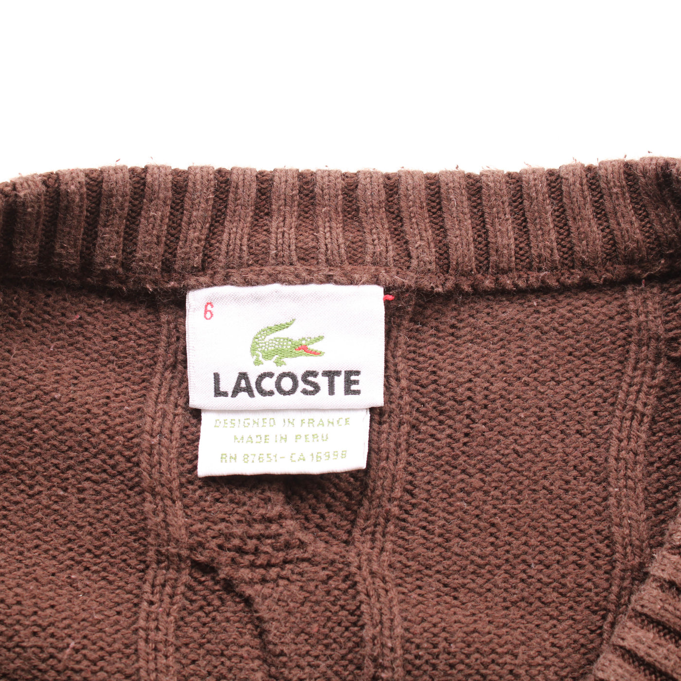 Lacoste Kabeltrui | XL