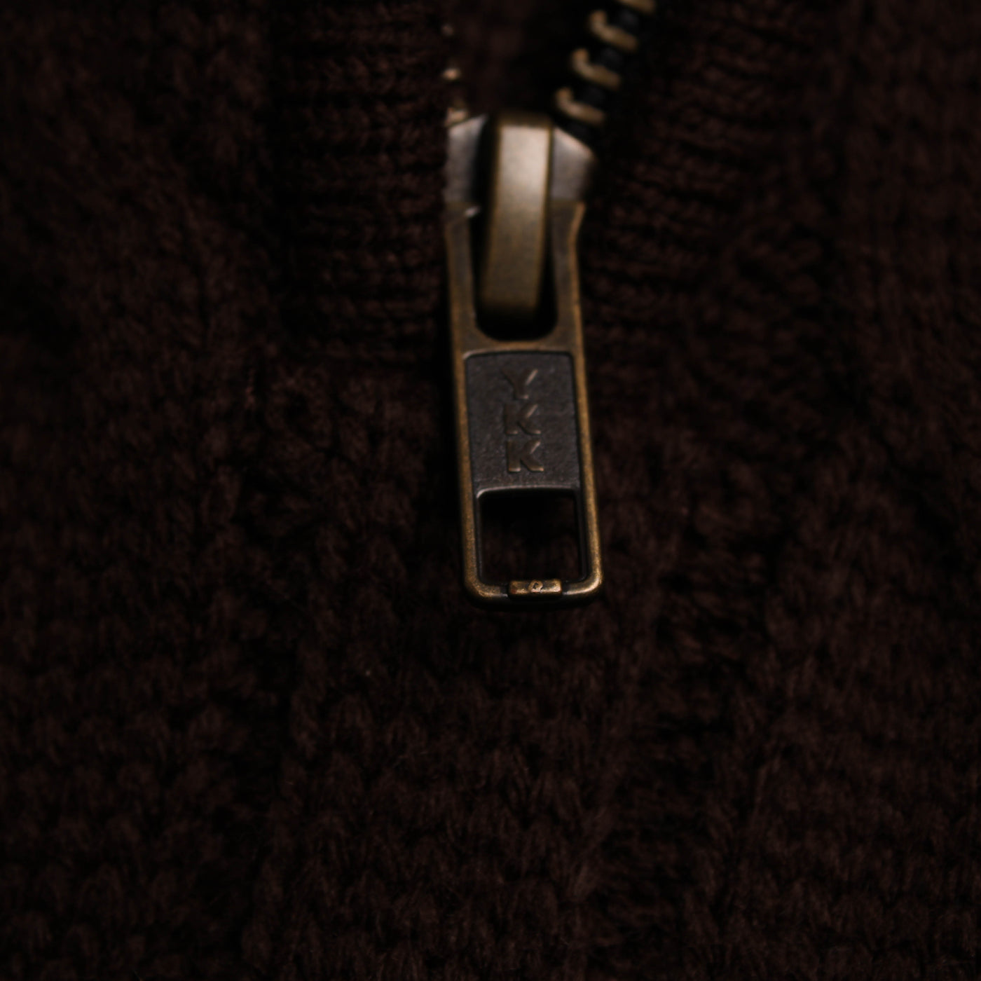 Ralph Lauren 1/4 Zip Trui Kabel Rood