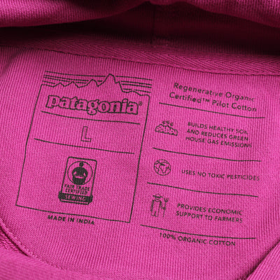 Patagonia Hoodie Print Roze