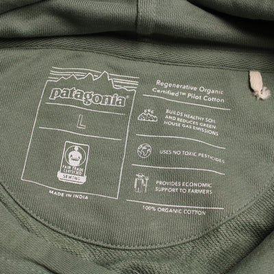 Patagonia Hoodie Print Groen