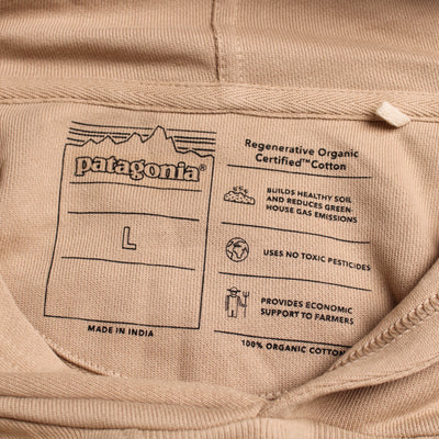 Patagonia Hoodie Print Beige
