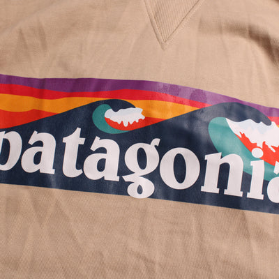 Patagonia Hoodie Print Beige