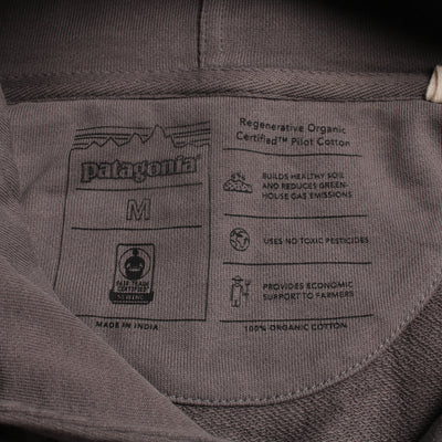 Patagonia Hoodie Print Grijs