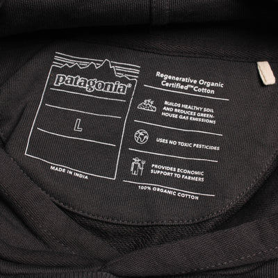 Patagonia Hoodie Print Zwart