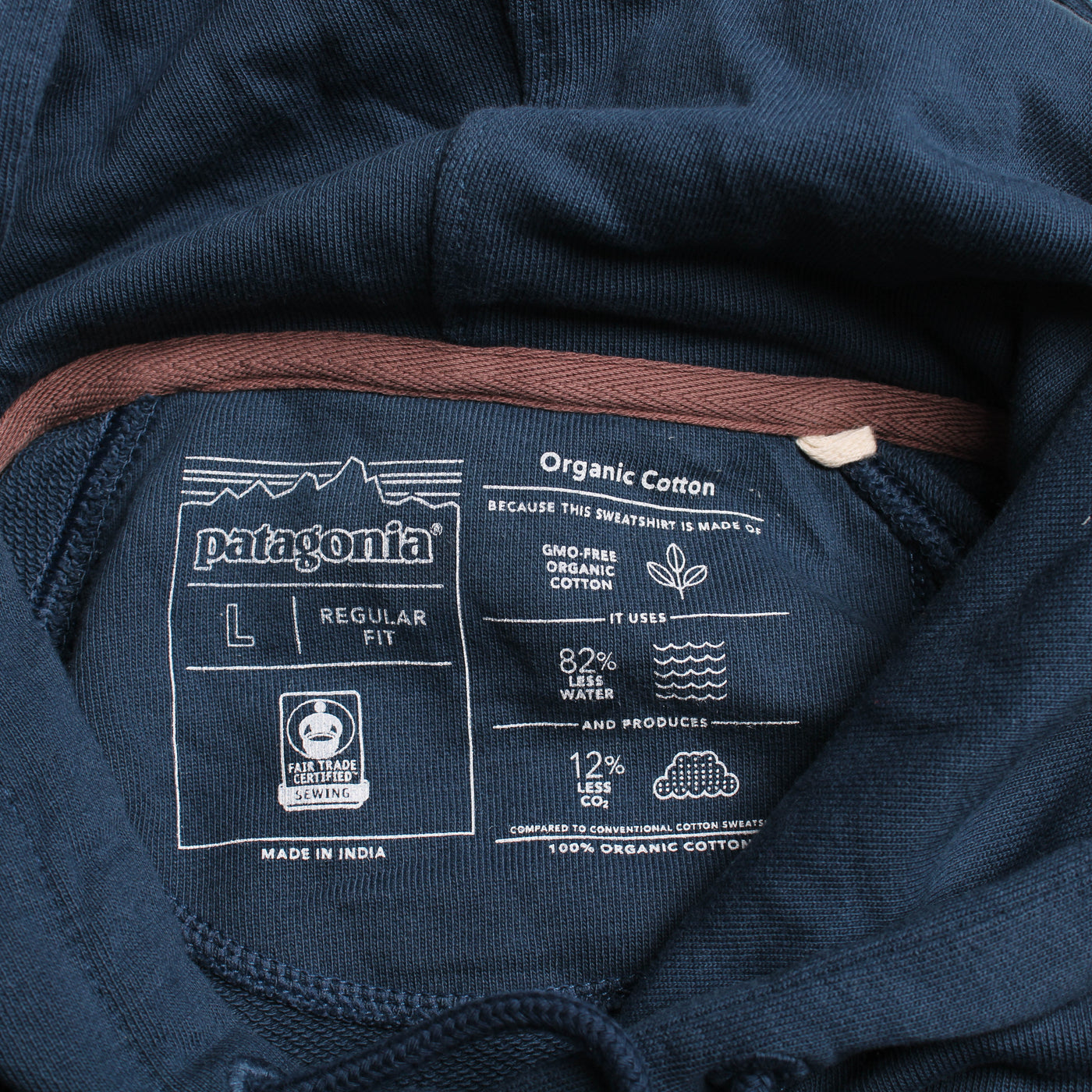 Patagonia Hoodie Bear Blauw