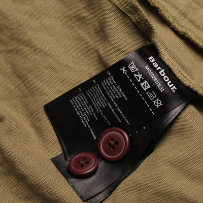 Barbour Knopen Jas Groen