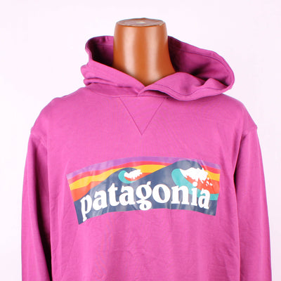 Patagonia Hoodie Print Roze