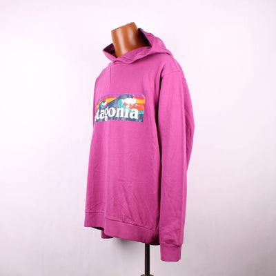 Patagonia Hoodie Print Roze