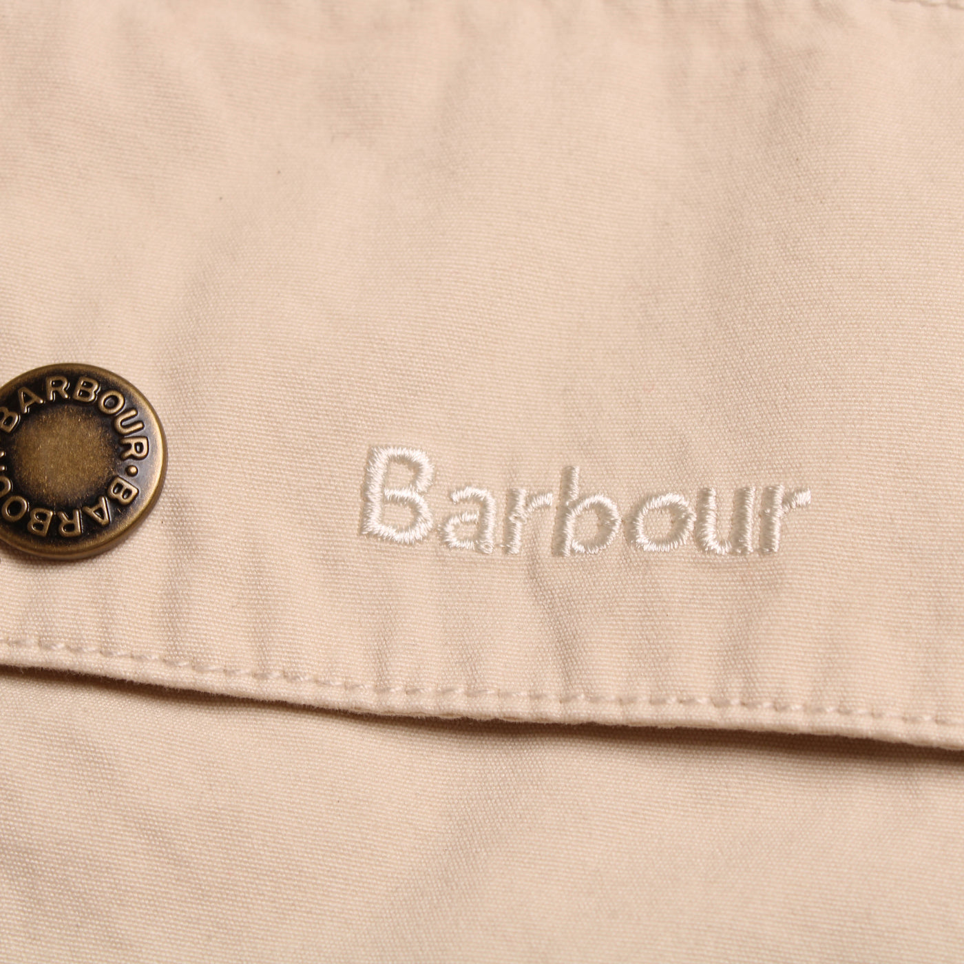 Barbour Knoop Jas Zomer Beige